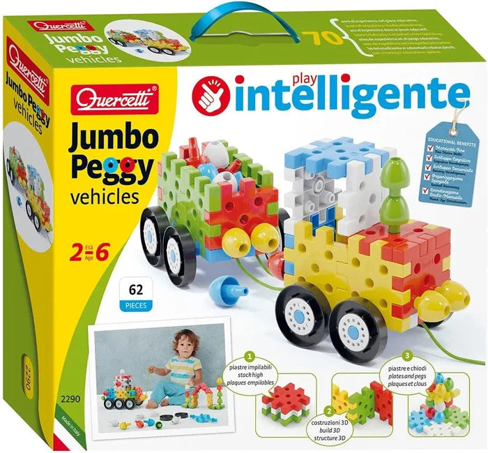 Quercetti Jumbo Peggy Vehicles