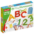 Quercetti Play Montessori Lacing ABC+123