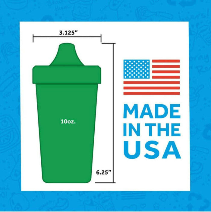 ‏RE-PLAY 4pk - 10 oz. No Spill Sippy Cups for Baby, Toddler, and Child Feeding | BPA Free.