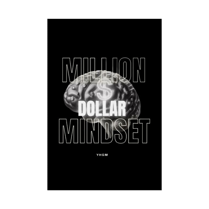 YHGM Million Dollar Mindset rolled wall art poster, photo 7