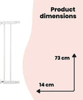 Safety 1st 14cm Extension for Door Gates White.