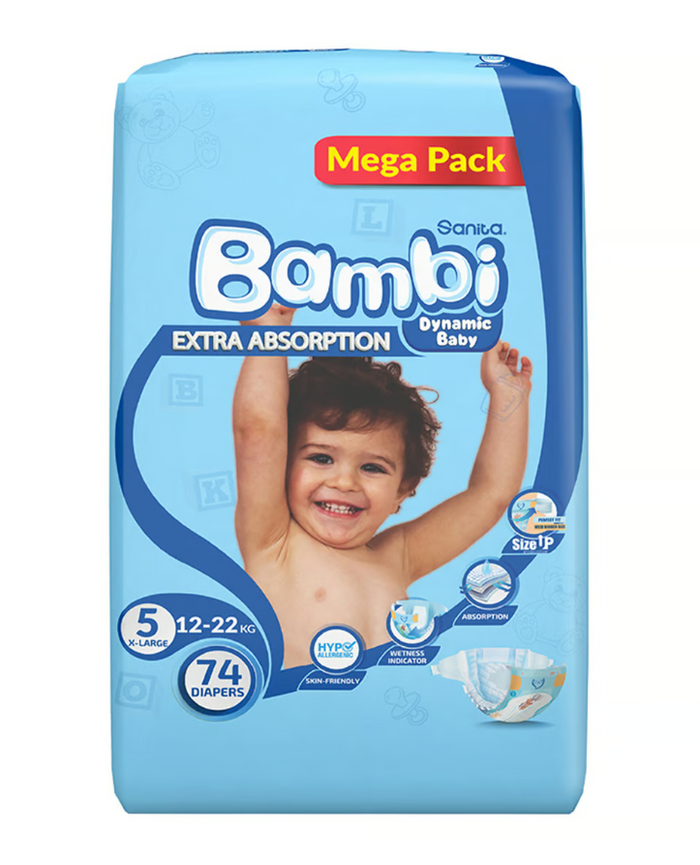 Sanita Bambi Baby Diaper Mega Pack