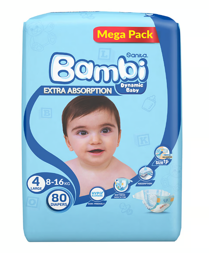 Sanita Bambi Baby Diaper Mega Pack