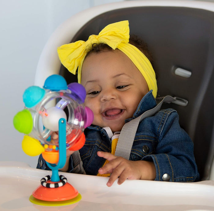 Sassy Baby Light Up Rainbow Reel Tray Toy