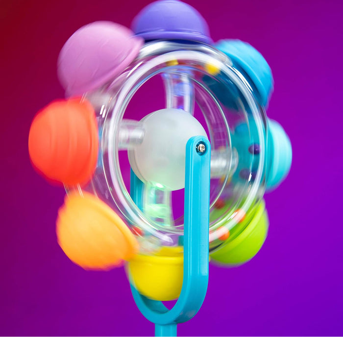 Sassy Baby Light Up Rainbow Reel Tray Toy