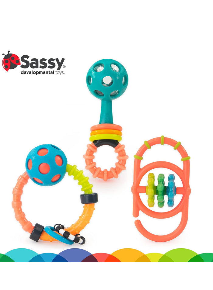 Sassy Baby My First Rattles Newborn Gift Set