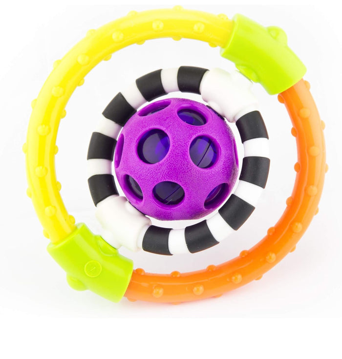Sassy Baby Spin & Chew Flexible Ring Rattle