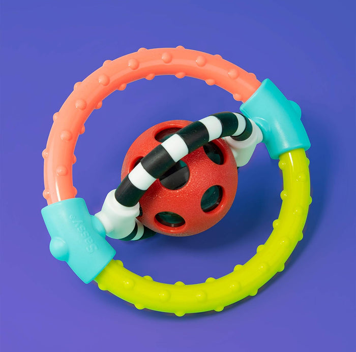 Sassy Baby Spin & Chew Flexible Ring Rattle