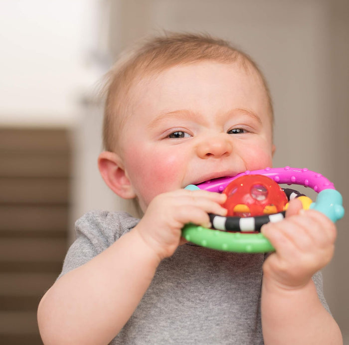 Sassy Baby Spin & Chew Flexible Ring Rattle