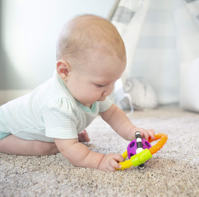 Sassy Baby Spin & Chew Flexible Ring Rattle