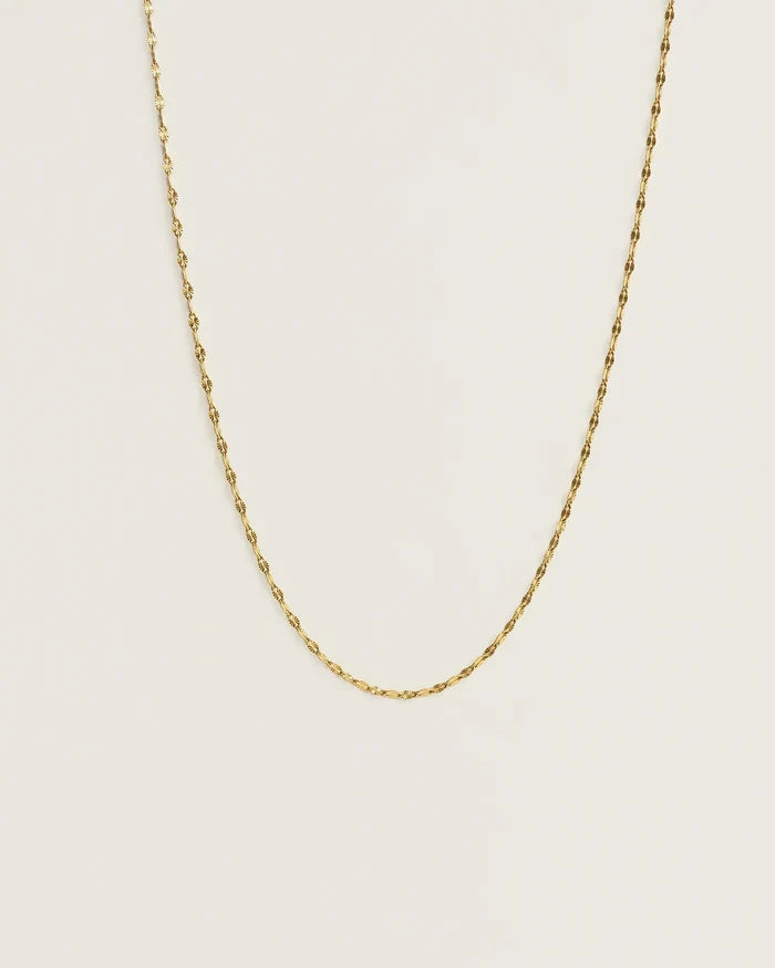 Set delicate snake necklace