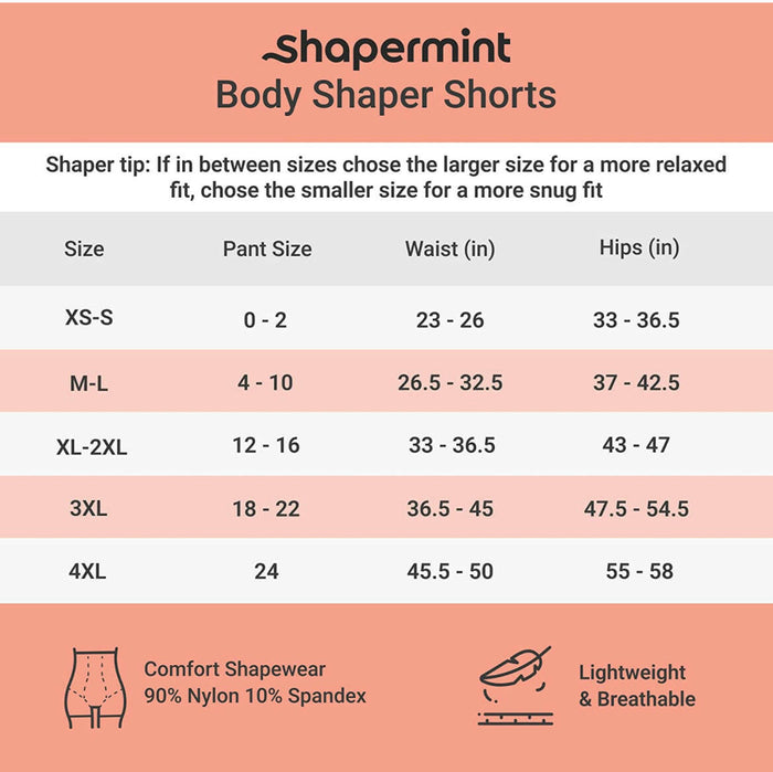SHAPERMINT High Waisted Shaping Short For Body.