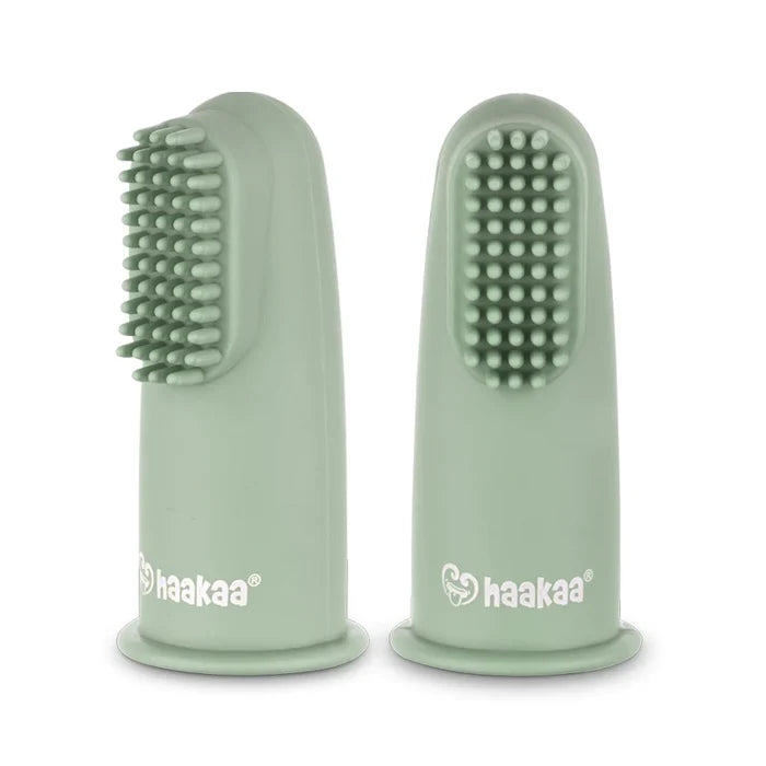 Silicone Finger Toothbrush By Haakaa.