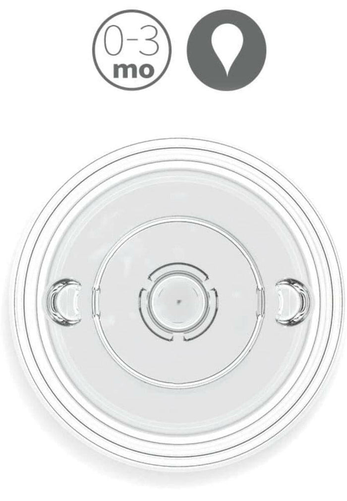 Comotomo Silicone Nipple, Slow Flow, 0-3 Months, Pack of 2.
