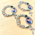 Silver Madonna Prayer Bracelet