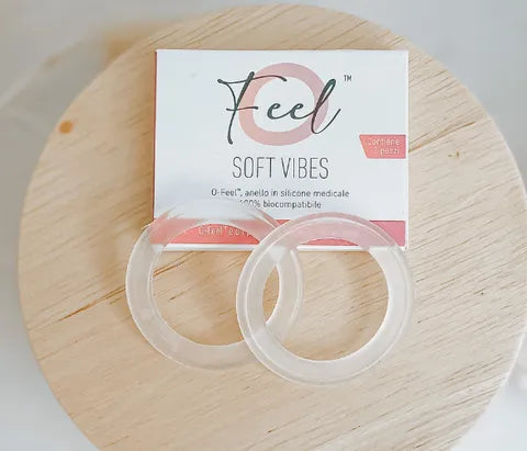 Silverette O-Feel Silicone Rings (1 Pair)