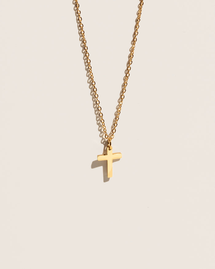 Simple cross necklace