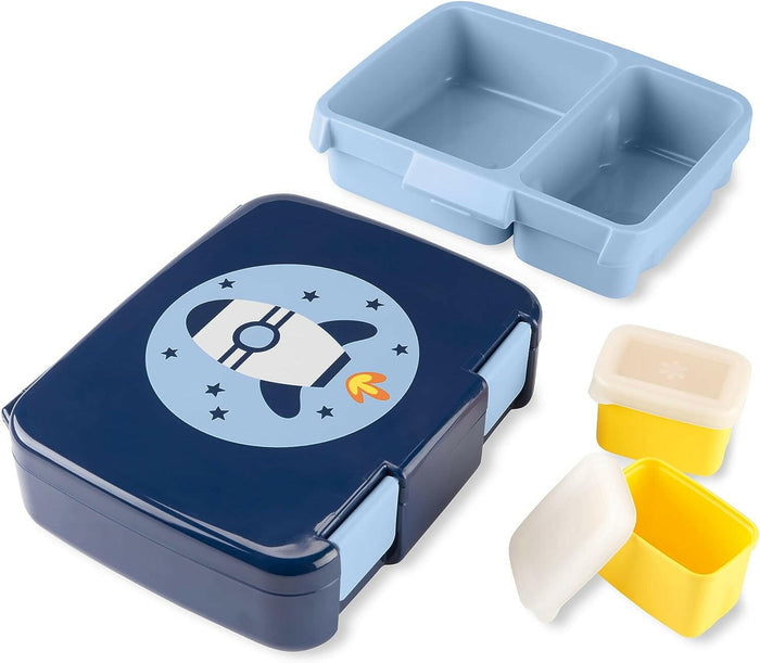 Skip Hop Kids Bento Lunch Box, Ages 3+, Sparks Rocket.