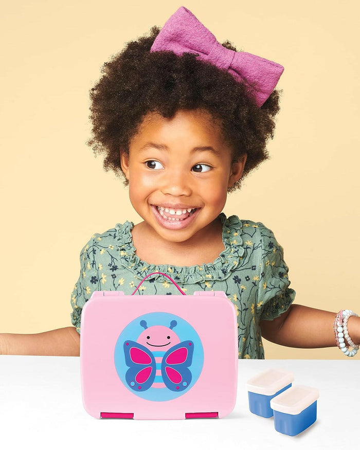 Skip Hop Kids Bento Lunch Box, Ages 3+, Zoo Butterfly.