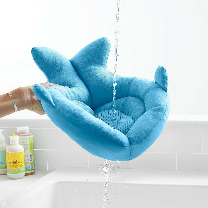 Skip Hop Baby Bathtub, Newborn Softspot Sink Bather, Moby, Blue.