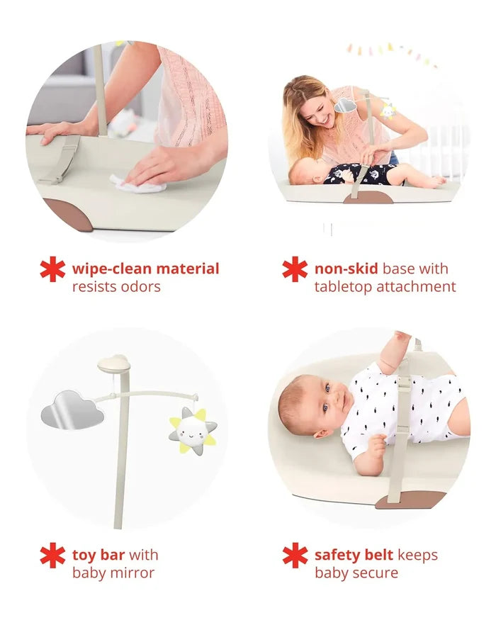 Skip Hop Nursery Style Wipe Clean Changing Pad