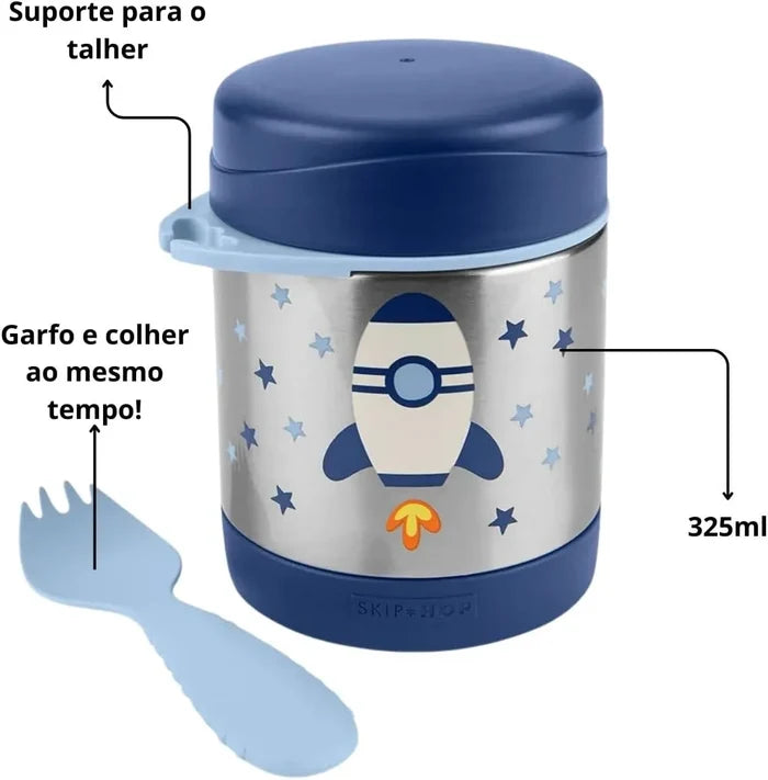 Skip Hop Spark Style Food Jar (Rocket)