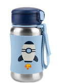 stainless steel water bottle with straw