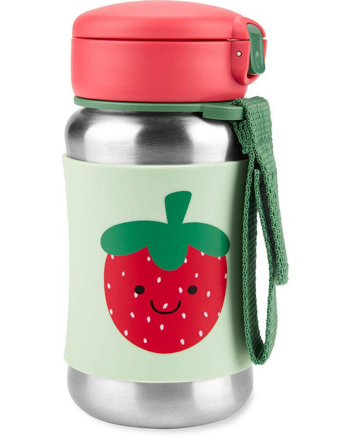 Skip Hop Spark Style SS Straw Bottle Strawberry.