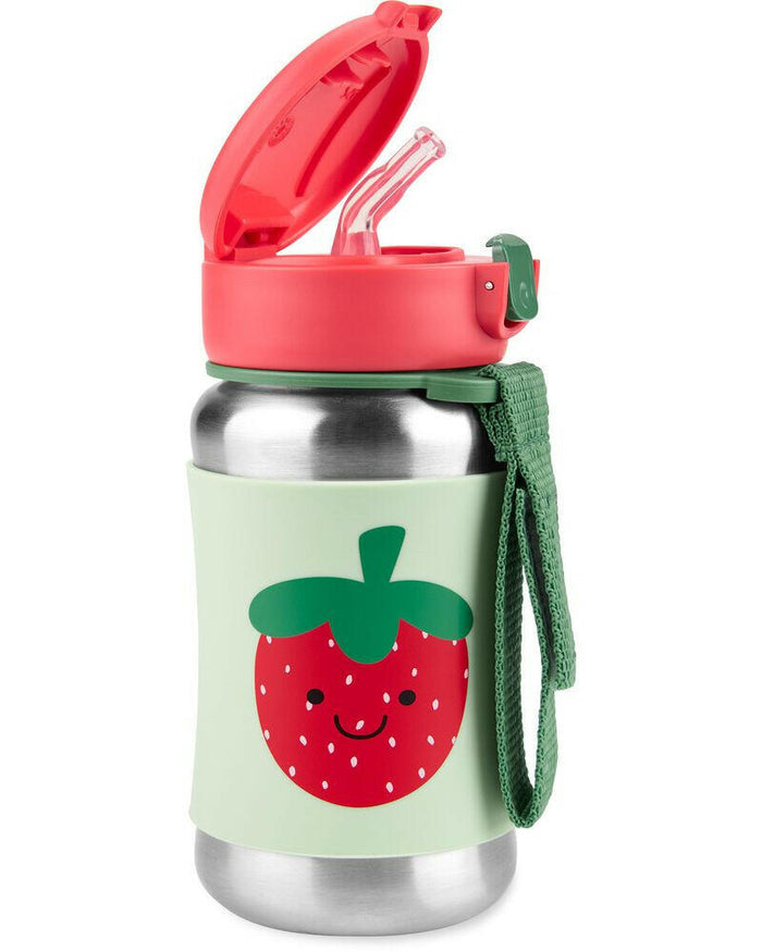 Skip Hop Spark Style SS Straw Bottle Strawberry.