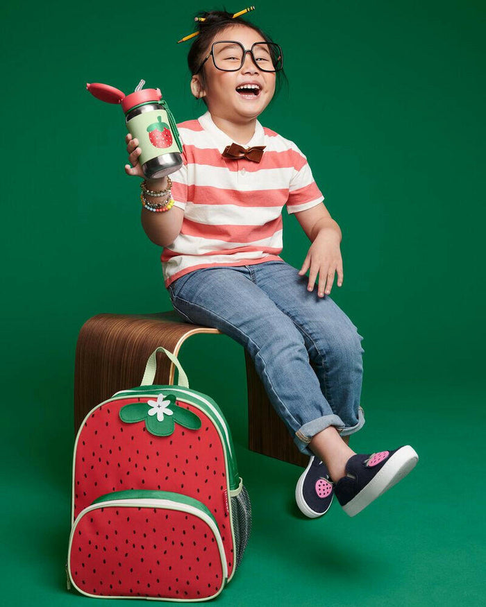 Skip Hop Spark Style SS Straw Bottle Strawberry.