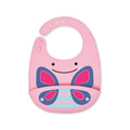 Skip Hop Zoo Fold & Go Silicone Bib