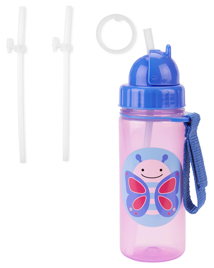 Skip Hop Zoo Straw Bottle (Butterfly)