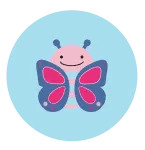 Skip Hop Zoo Straw Bottle (Butterfly)