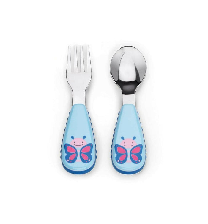 Skip Hop Zootensils Fork & Spoon Butterfly.
