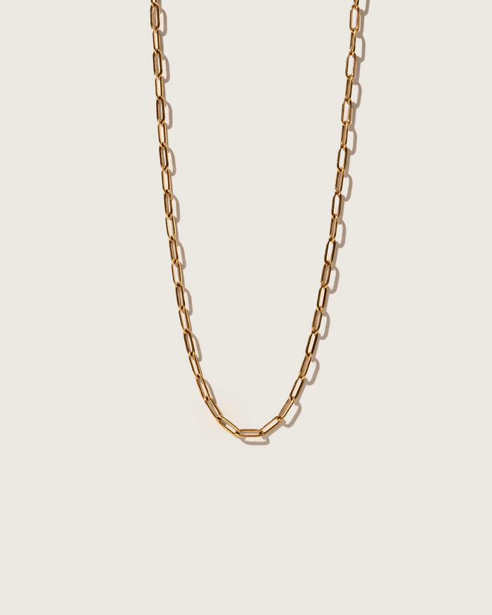 Small paperclip necklace