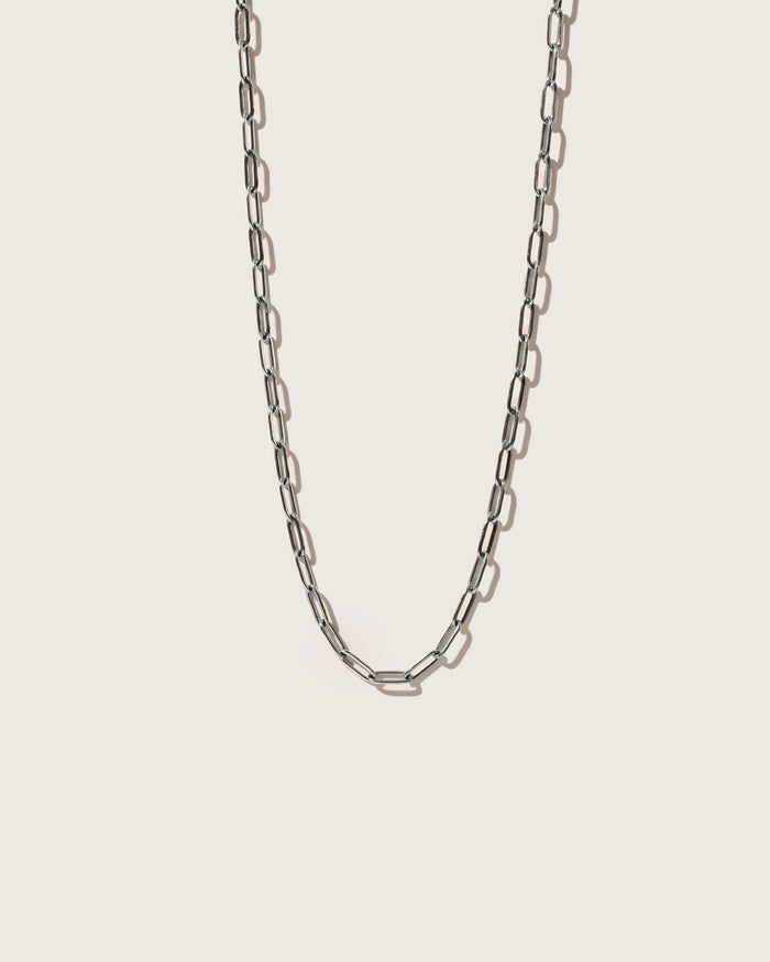 Small paperclip necklace