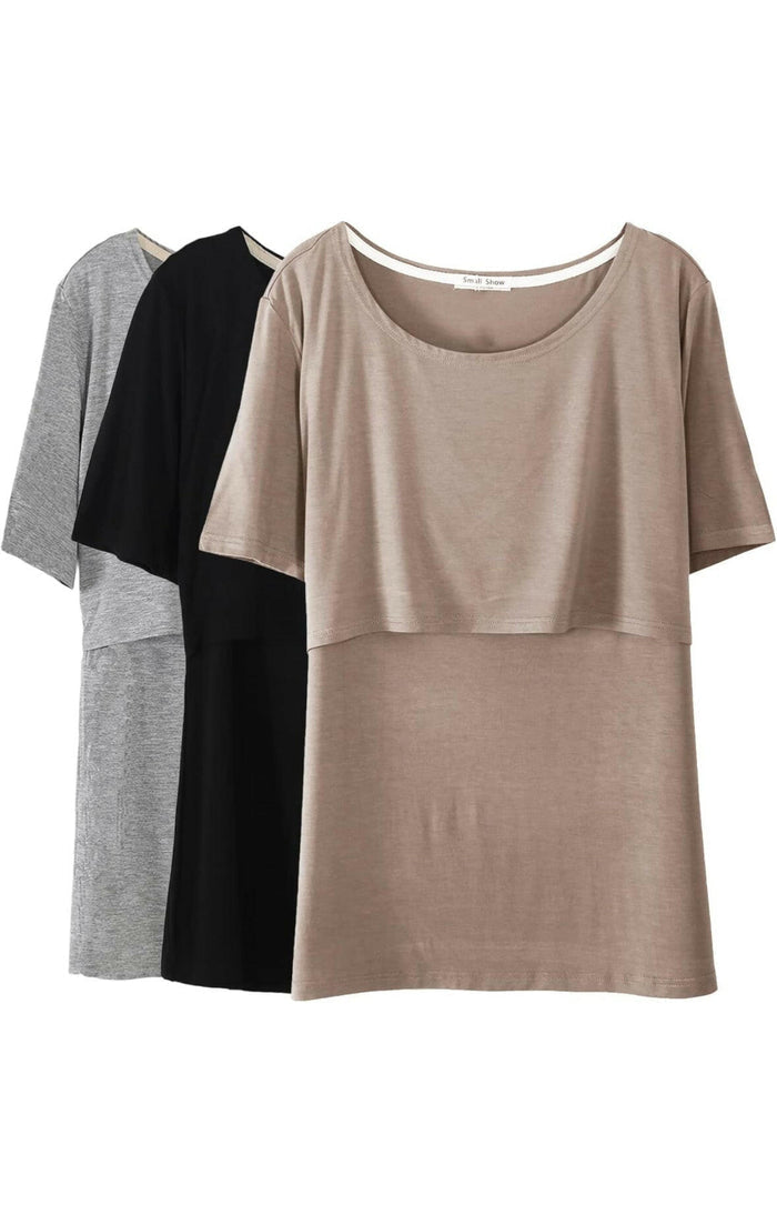 Small Show Nursing Shirts - Pack of 3