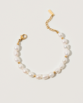 Soleil freshwater pearl bracelet - Textures
