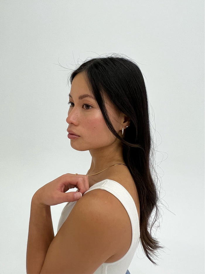 Sparkle mini hoops