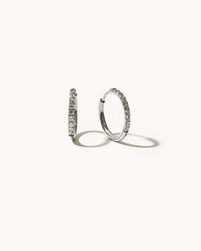 Sparkle mini hoops
