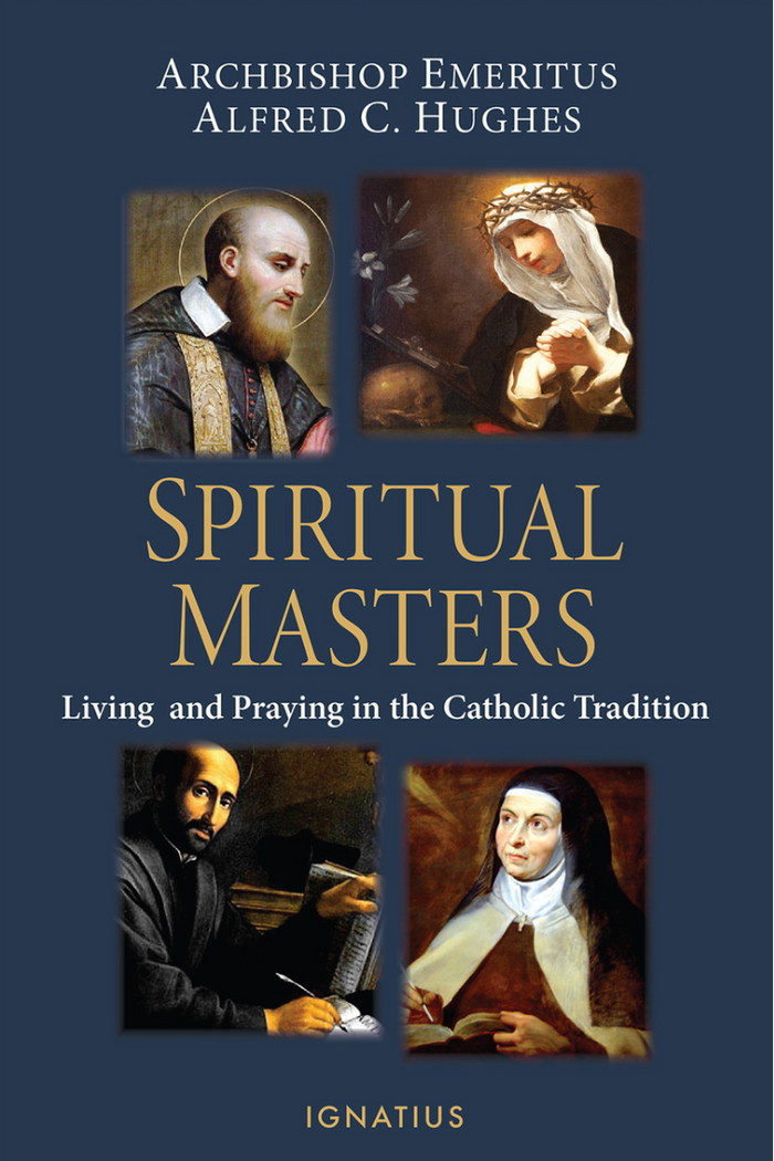 Book cover of 'Spiritual Masters' on a computer screen with a web browser open.