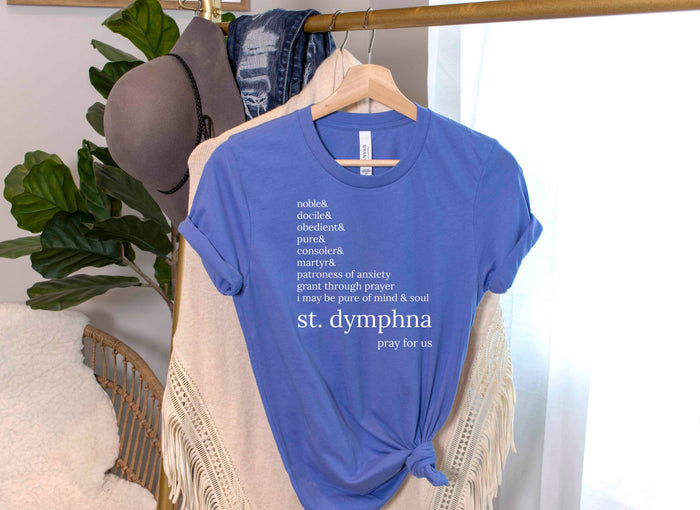 St. Dymphna Catholic Saint T-Shirt