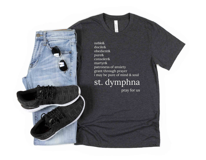 St. Dymphna Catholic Saint T-Shirt