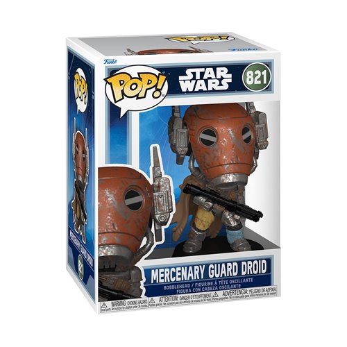 Star Wars: The Mandalorian and Grogu Mercenary Guard Droid Funko Pop! Vinyl Figure #821