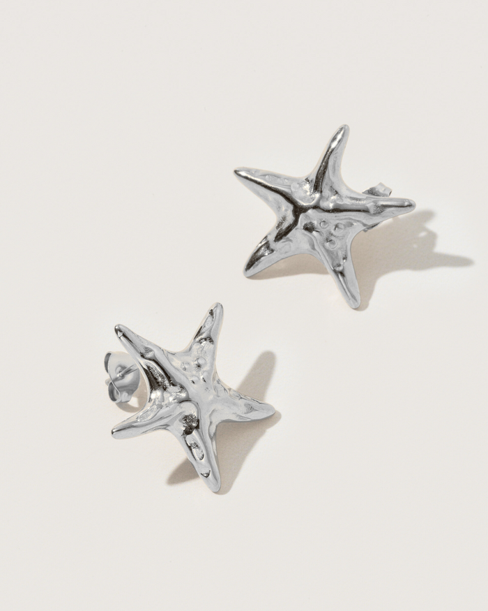 Starfish earrings - Textures