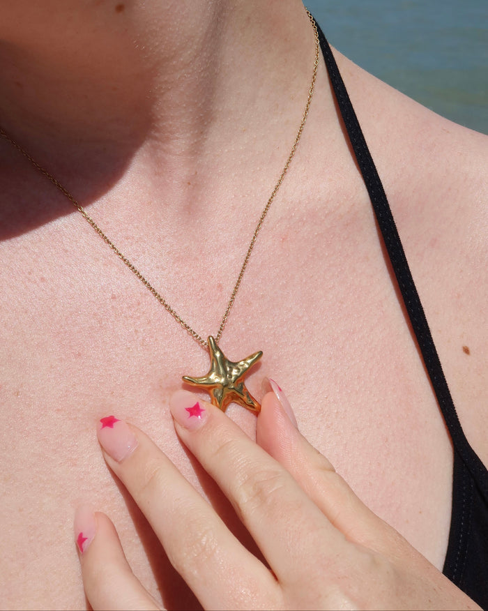 Starfish necklace - Textures