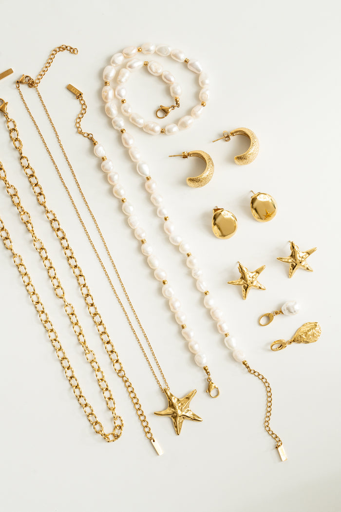 Starfish necklace - Textures