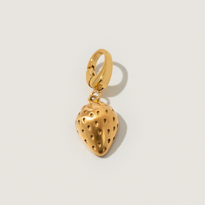 Strawberry charm pendant