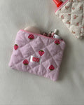 Strawberry makeup bag