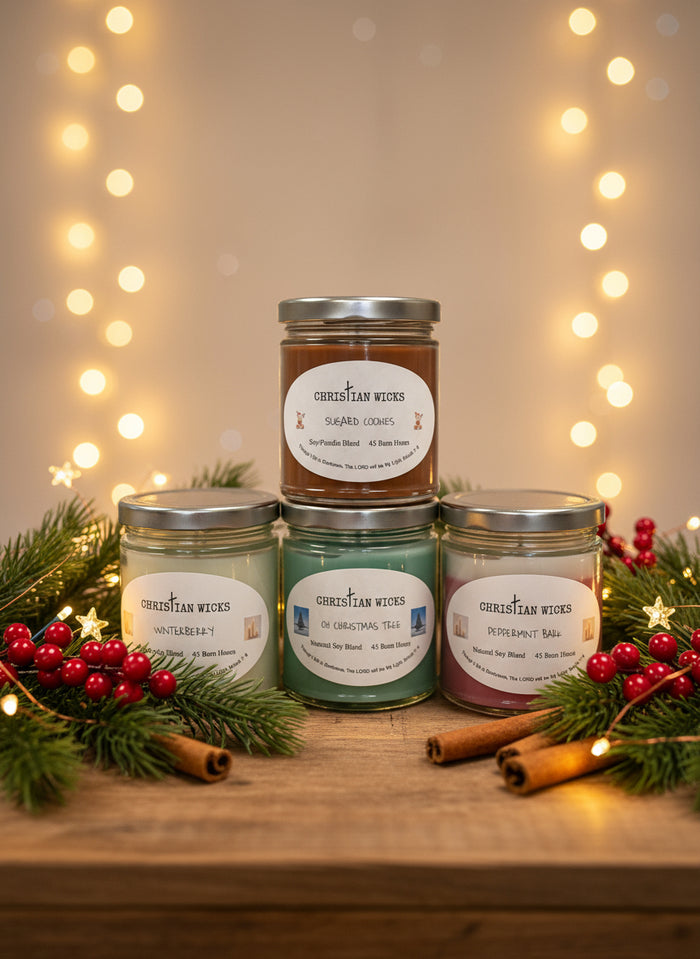 Sugared cookie candle